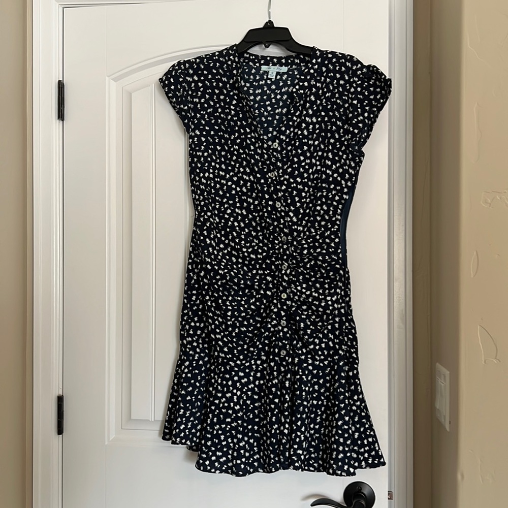 navy blue dress, size small,